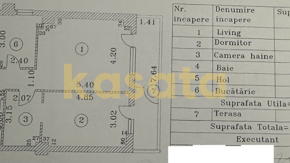 Apartament 2 Camere 🏡 | Primăvara Residence  | Parcare Subterană 🚗 - Schiță 17