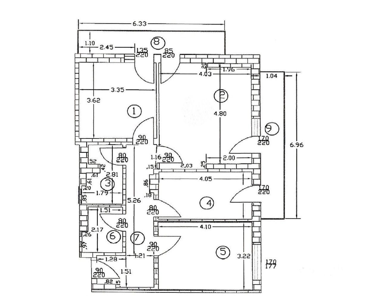 Apartament 3 camere premium Parcare subterană 13 Septembrie - Schiță 7