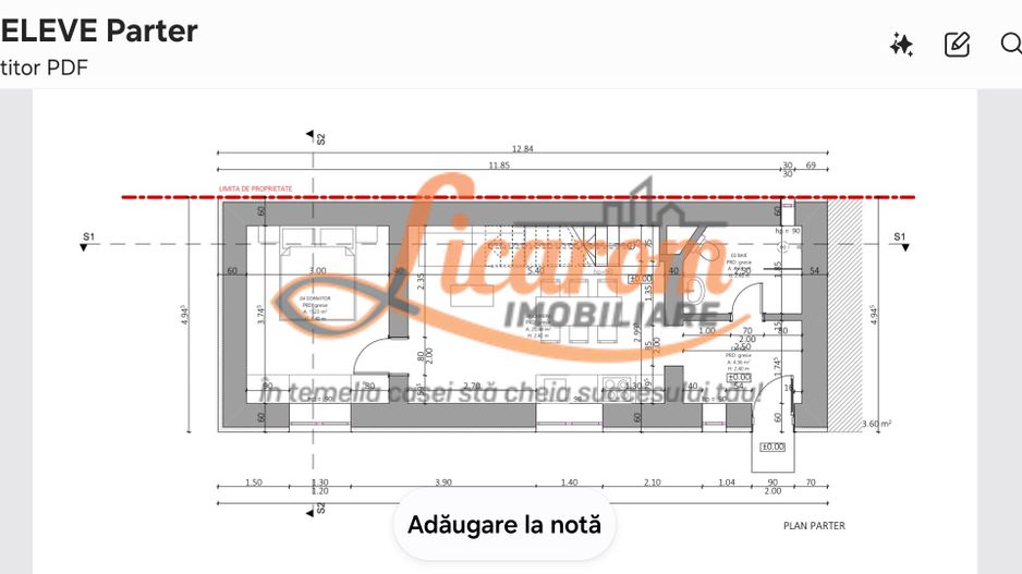 Apartament tip Casa 4 camere strada Carpatilor,totul nou. - Schiță 25