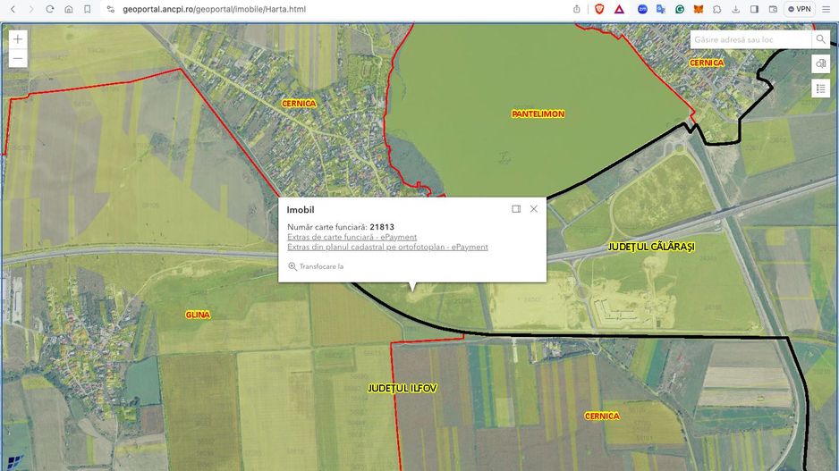 Teren intravilan 76.203 mp Fundulea Autostrada A2 - Poză 2