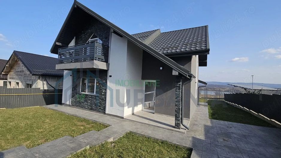 Casă modernă, 5 camere, clasa A, vedere lac, 500 mp teren, Ciurbești, Miroslava - Poză 5