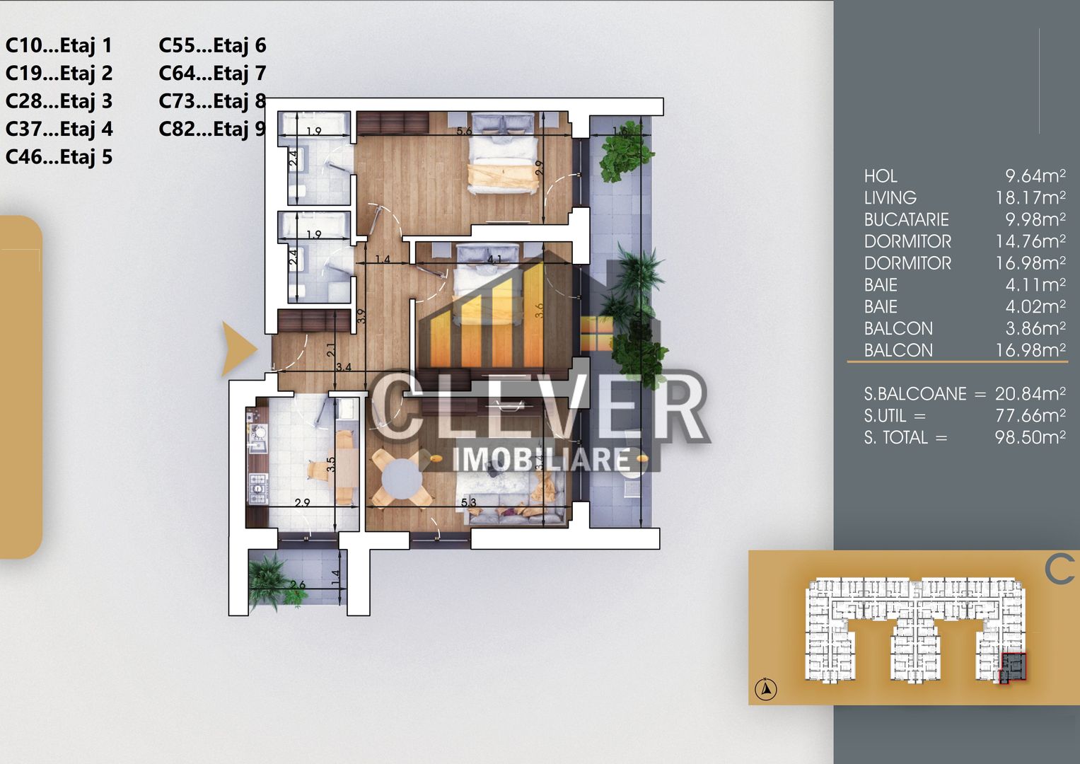 Bloc Premium-3 Camere-Titan Sector 3- 7min Bd. Th. Pallady - Poză 1