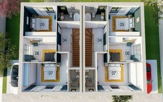 VILA TIP DUPLEX CU GRADINA SI FINISAJE MODERNE | TUNARI - Poză 3