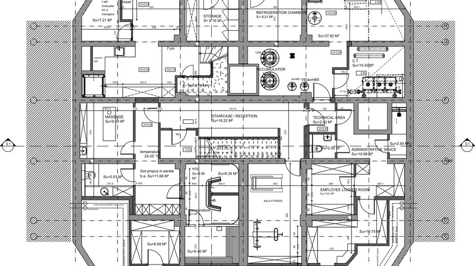 Aparthotel building Unirii B+GF+E+11 floors with 51 apartments, restaurant and SPA - Poză 58