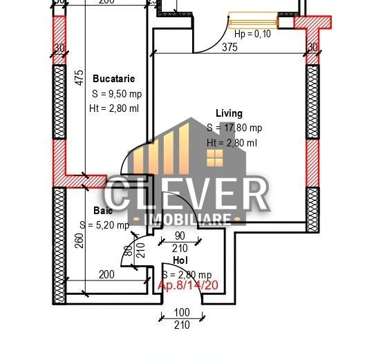 Garsonieră 41mp | Bucătărie Închisă | Comision 0% Dezvoltator - Poză 4