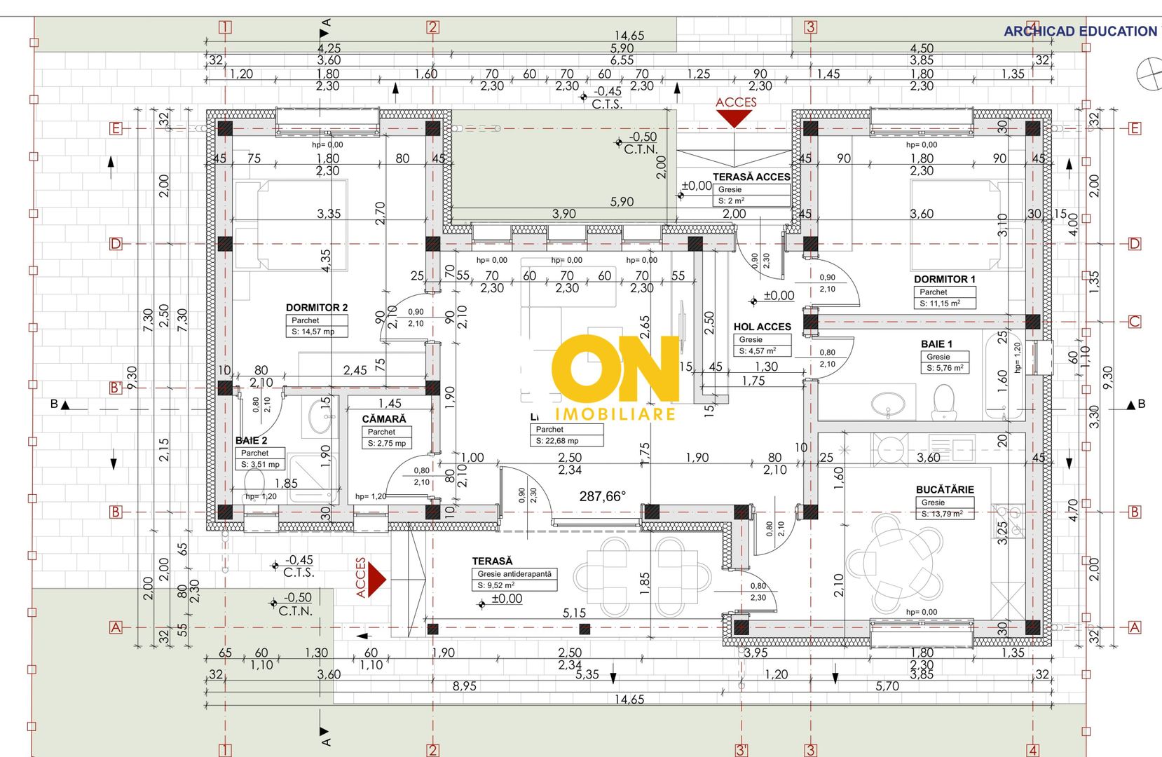 Casa 3 camere, 300 mp teren, predare la cheie in 2026, Alba-Micesti - Schiță 2