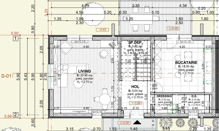 vila 5cam-indiv la calcan-perete propriu/centru Popesti Leordeni - Poză 6