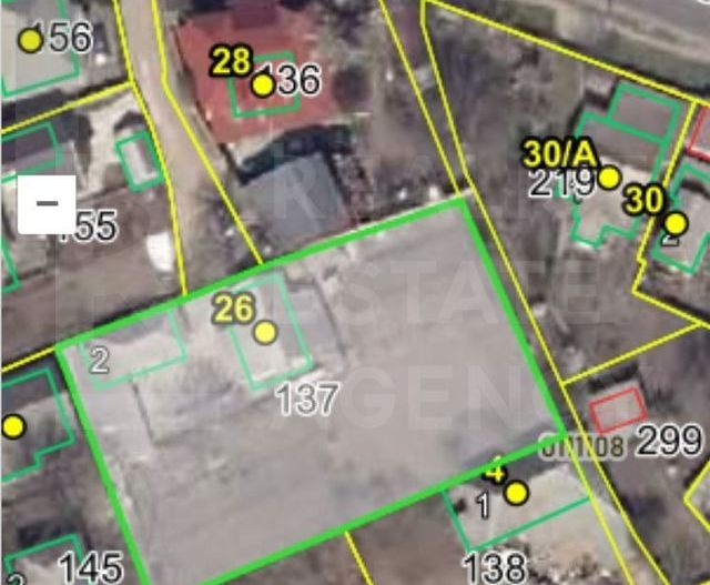 Vânzare, teren pentru construcții 16 ari, în centrul orașului Sîngera. - Poză 1