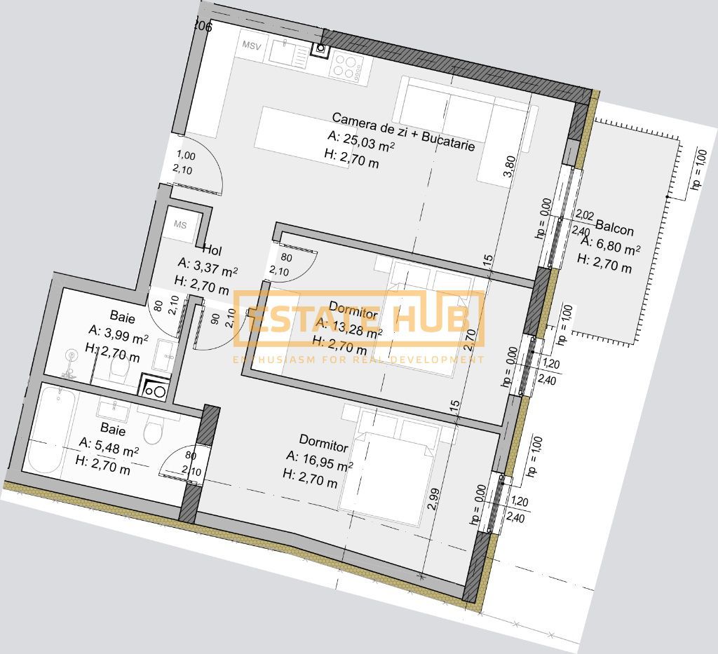 PRESALE Traian 44 | 3 camere premium | 0% comision - Poză 6