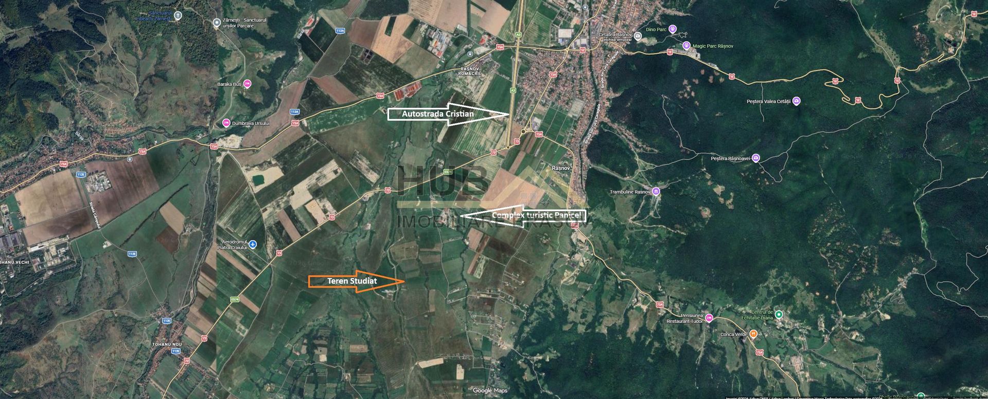 Teren Extravilan pretabil PUZ –  Brasov, Rasnov zona Panicel | 29.300mp - Poză 4