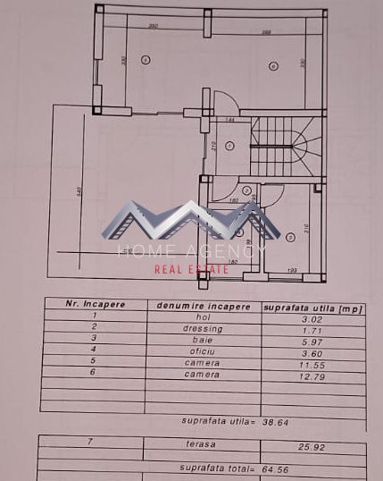 Casă individuală P+1+M cu garaj și terase spațioase – Otopeni Central - Schiță 14