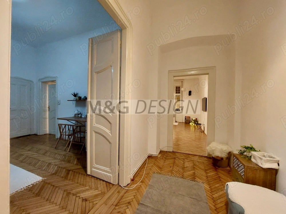 3 camere 104mp etaj 1 vedere in Piata Victoriei complet utilat si mobilat - Poză 4