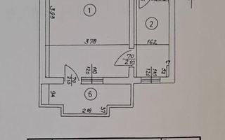 Garsonieră | Parcul Sebastian | Etaj Intermediar | Renovată - Schiță 14
