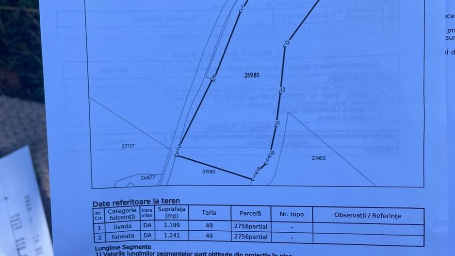 Teren intravilan 2440mp cu autorizație de construire și proiect ! - Poză 2