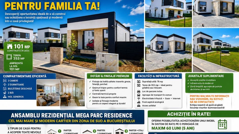 MEGA PARC RESIDENCE | Acasă nu se caută. Se simte. - Poză 1