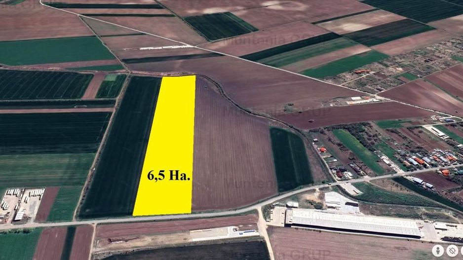 Unicat ! Dascalu, 65.000 mp. teren cu deschidere de 102 ml. la DJ 200 - Poză 1