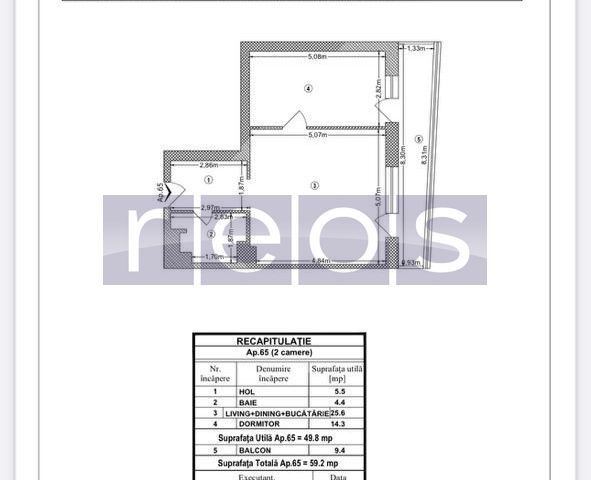 APARTAMENT MODERN 2 CAMERE 59MP SELECT RESIDENCE DRISTOR READY TO MOVE IN - Poză 11