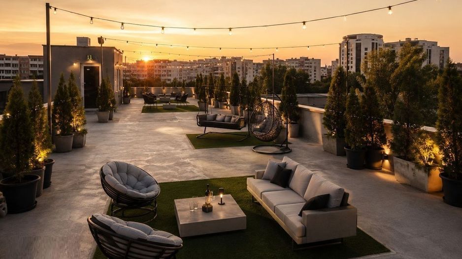 Rooftop-Penthouse-Ultracentral-Lift in zona de living.  6 camere, 460+mp - Poză 1