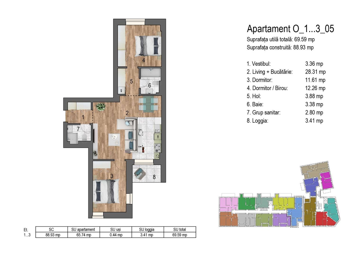 Apartament 3 camere I Timpuri Noi I Direct Dezvoltator - Poză 10