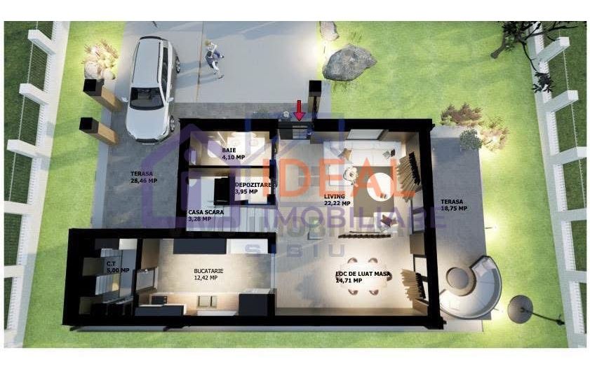 Case Single P+E cu 130 mp și teren 360 mp – Cartierul Arhitecților - Poză 3