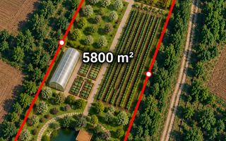 Teren 5800MPU I Acces drum I Ideal Construcție I Zona retrasă I Cabana - Poză 1