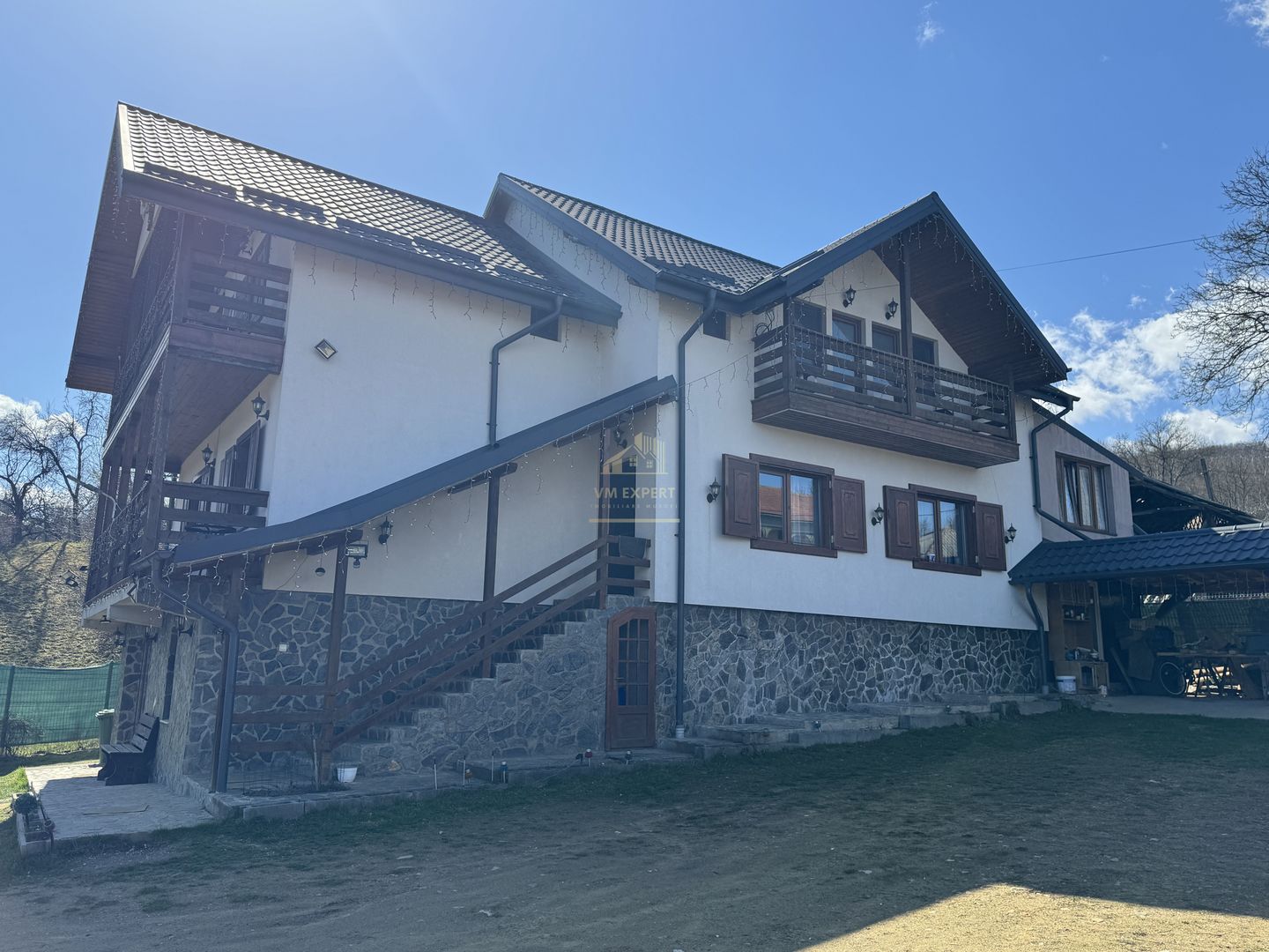 VILA 7 CAMERE TEREN 872 MP BUGHEA ARGES - Poză 48