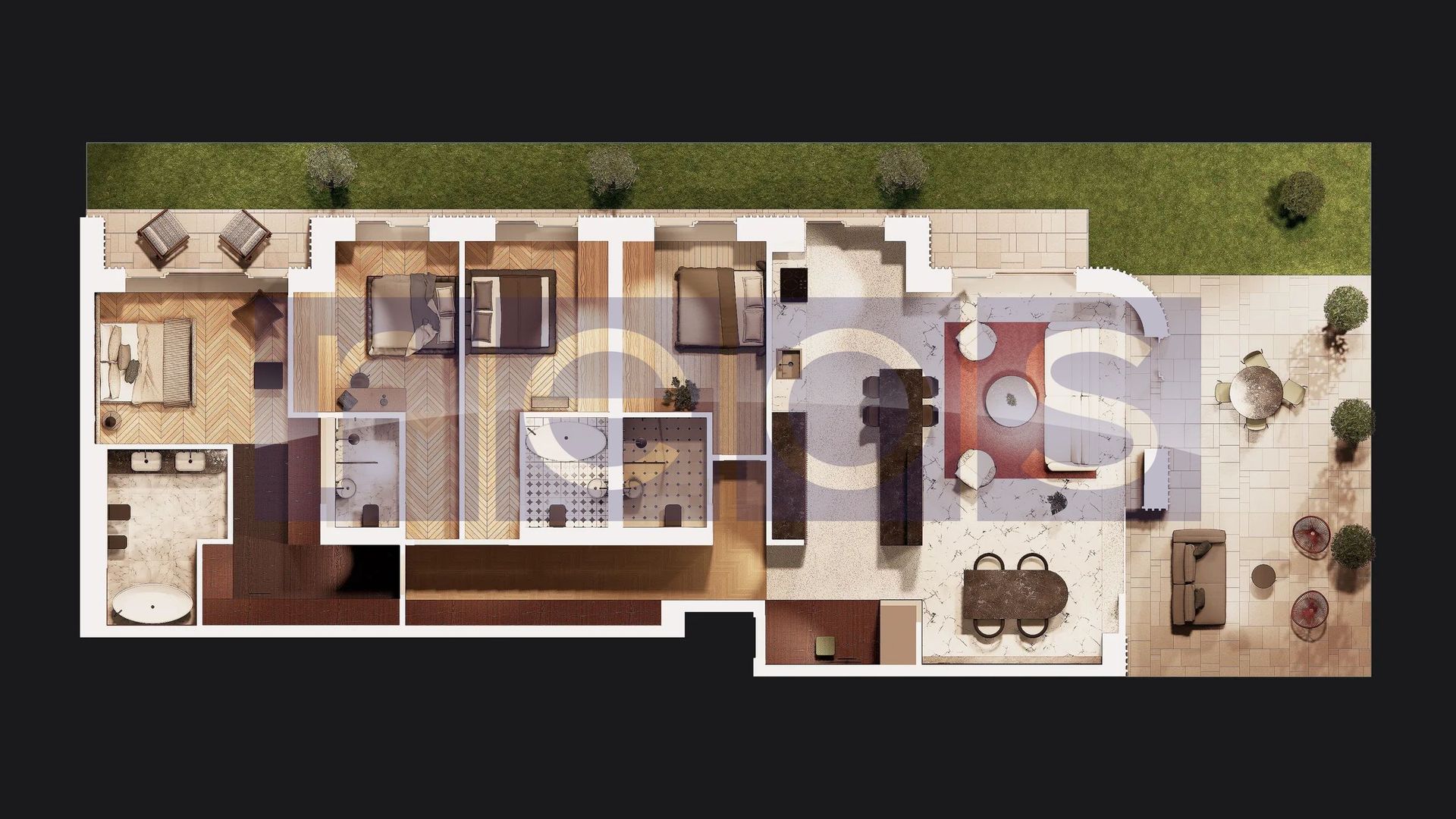 APARTAMENT ULTRAFINISAT | COMPLEX PREMIUM | 221MP-TERASA 114MP - PIPERA - Schiță 17