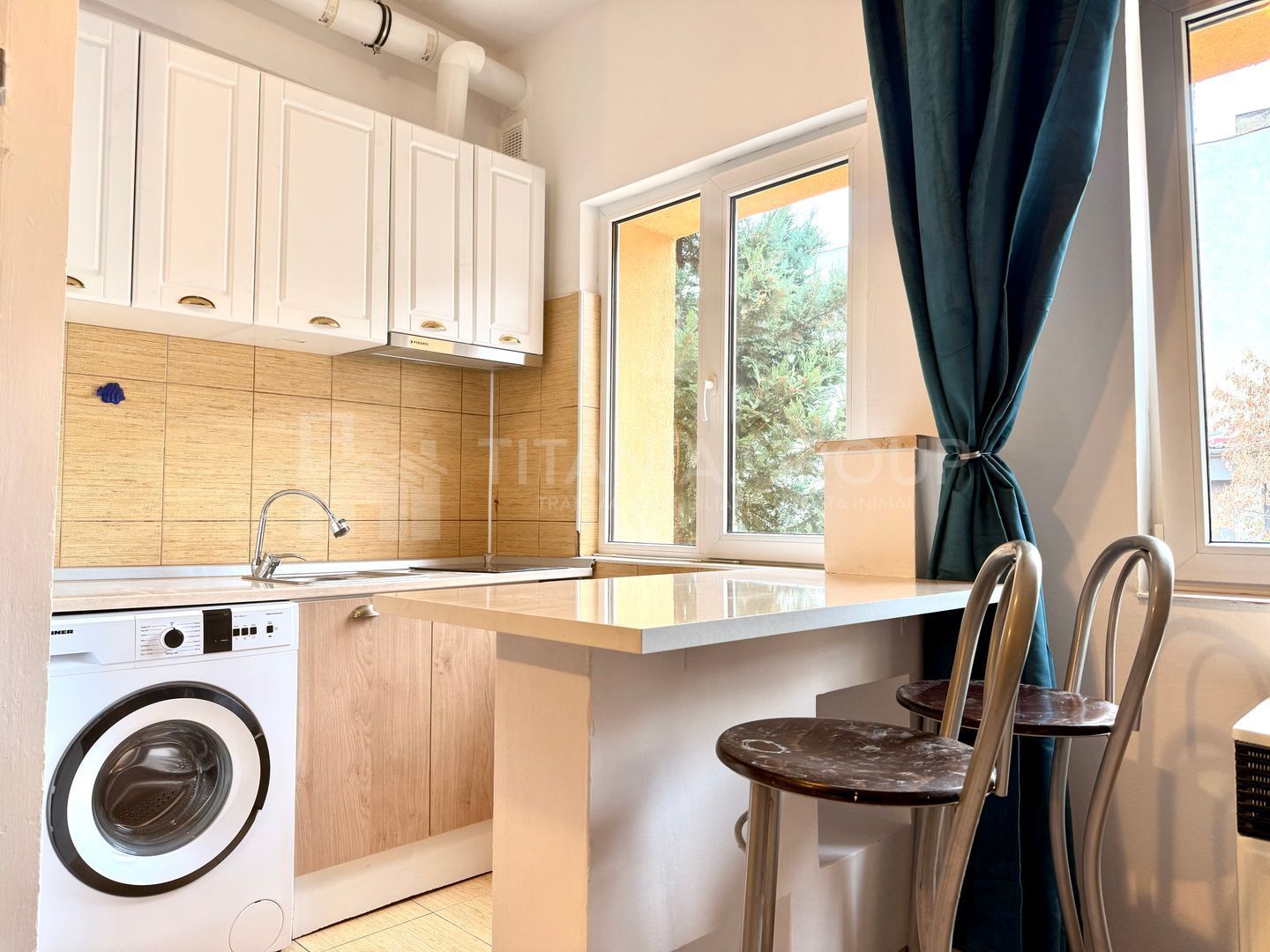 Garsoniera cocheta, mobilata si utilata - langa Afi Mall - Poză 6