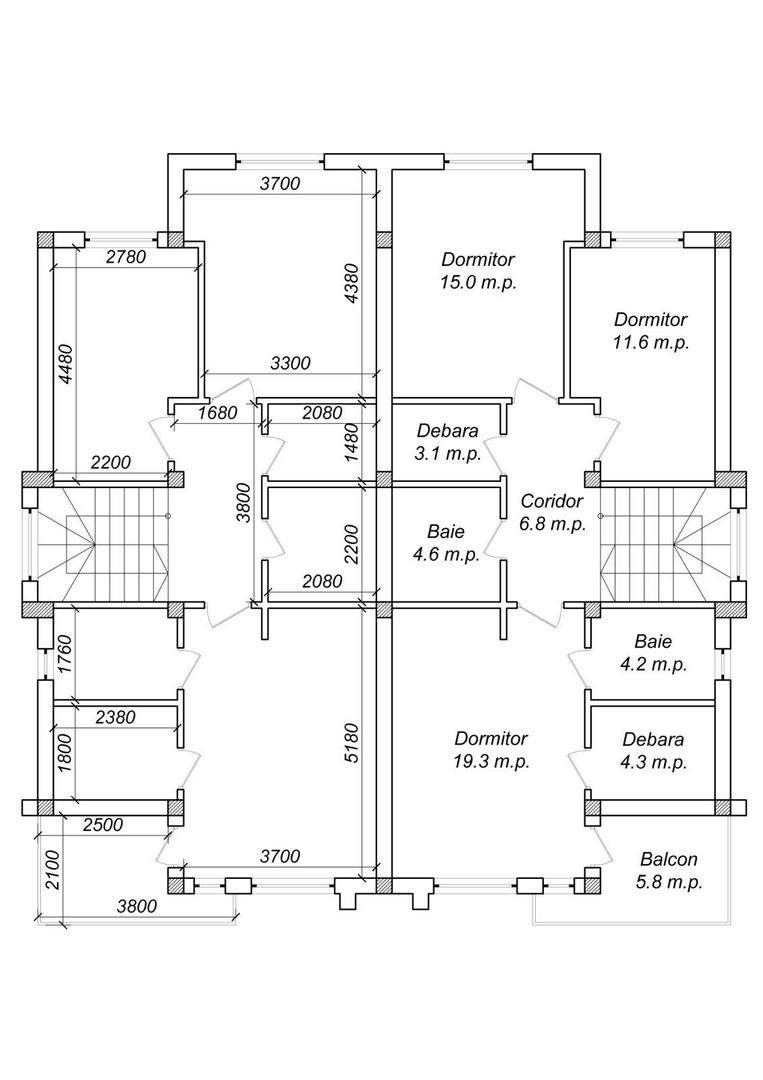 Duplex Ialoveni  140 mp, 3 ari teren - Poză 12