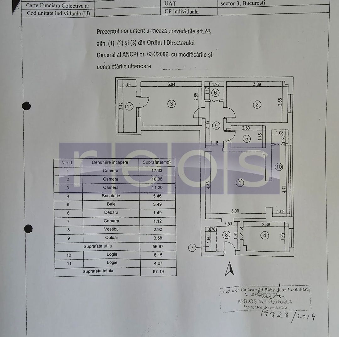 VANZARE 3 CAMERE SEMIDECOMANDAT -DRISTOR - Poză 8