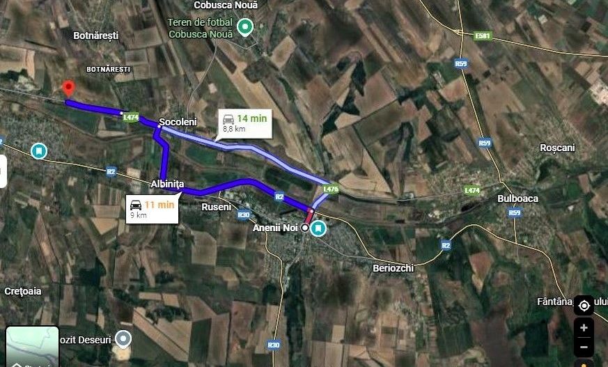 Teren pentru construcții – 33 ari, Botnăreștii Noi, Raionul Anenii Noi - Poză 8