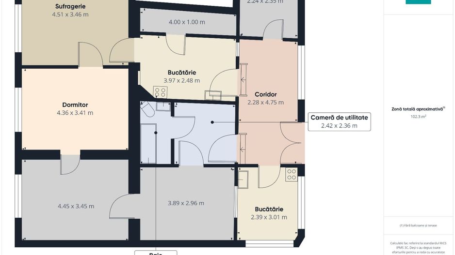Casă individuală cu 4 camere, zona Centrală - Poză 11