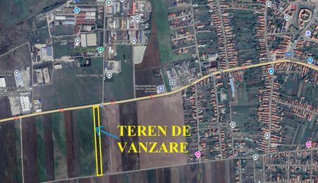 Teren Prejmer la DN 10, iesirea spre Brasov