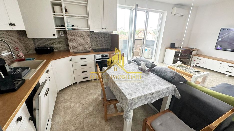 2 camere, mobilat modern, bloc nou, terasa, parcare, Centru, Anton Pan - Poză 9