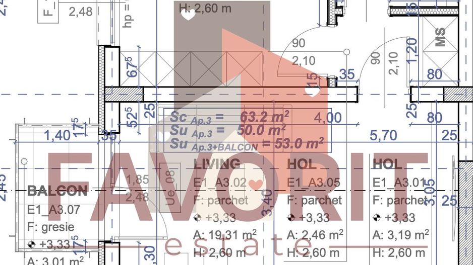 Disponibil imediat. 1 loc de parcare in CF. TVA 21% inclus. - Schiță 19
