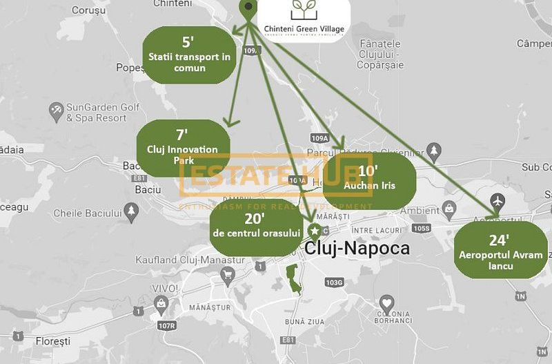 Direct de la Dezvoltator, Duplexuri, 5 camere, Valea Chintaului - Poză 8