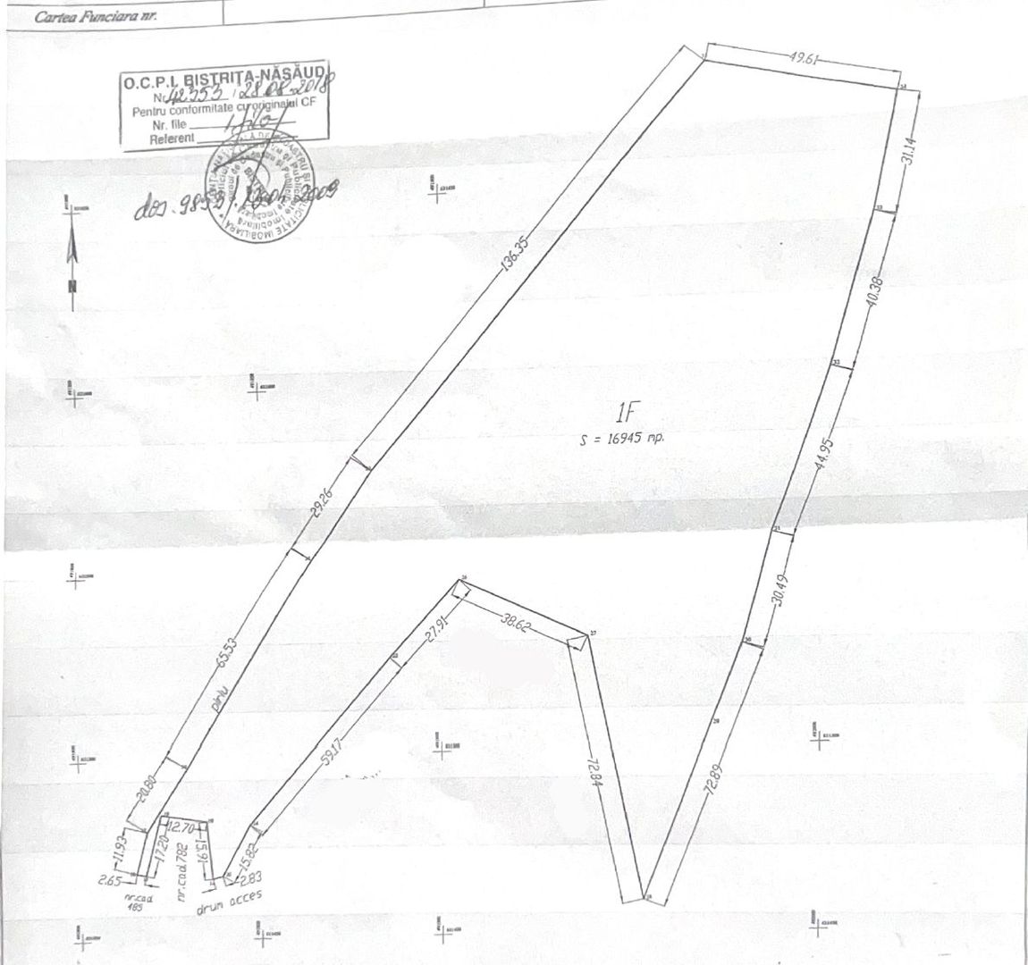 Vanzare teren Colibita - Bistrita-Nasaud - 16950mp - Poză 1