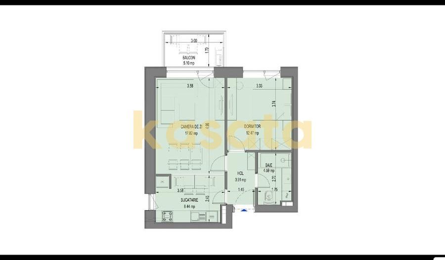 Apartament 2 Camere  | Nusco City Park | Mall Promenada | Premium - Poză 7