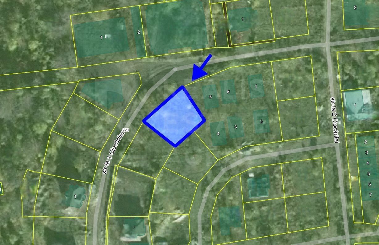 Vânzare, teren pentru construcție, 5.8 ari, strd. Ciocîrliei, Centru - Poză 1