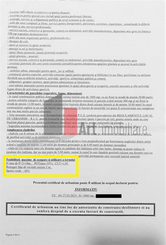 Teren 3000mp intravilan Glina | Parcelabil - Poză 4