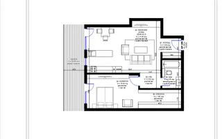 Apartament 2 camere / 65.10 mp / Pipera - Schiță 13