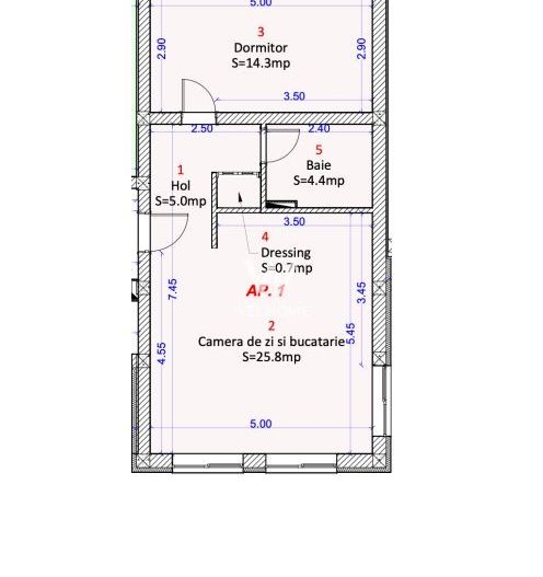 Apartament 2 camere - Selimbar Sibiu - Schiță 16