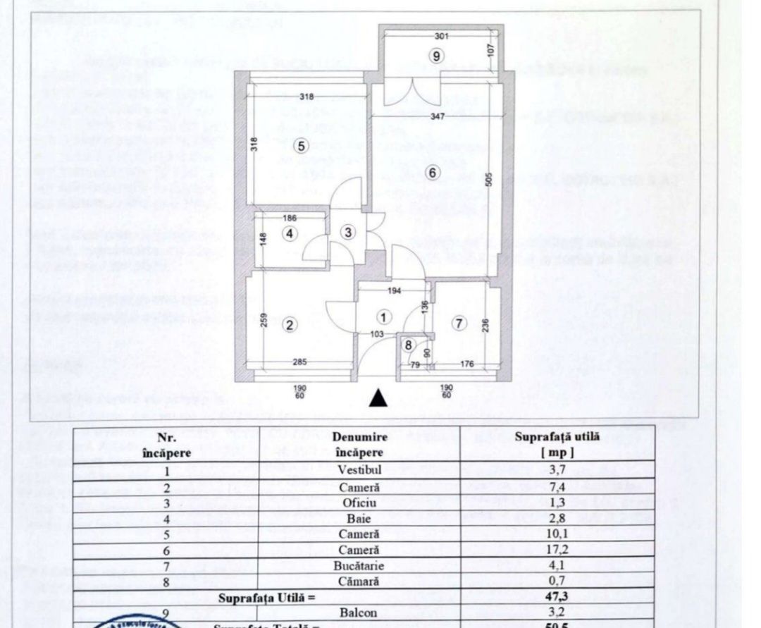 Apartament cu 3 camere 50,50 mp - parc Cismigiu - Poză 7