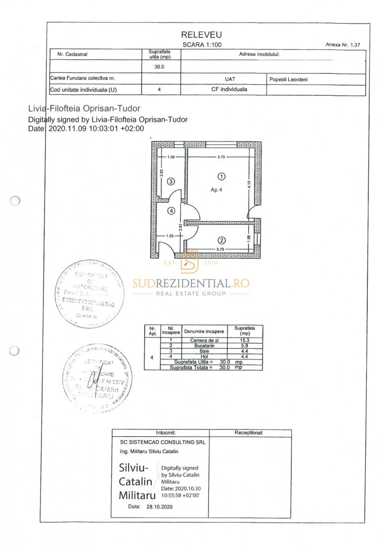Garsoniera mobilata, curte proprie | Metrou Dimitrie Leonida - Schiță 7