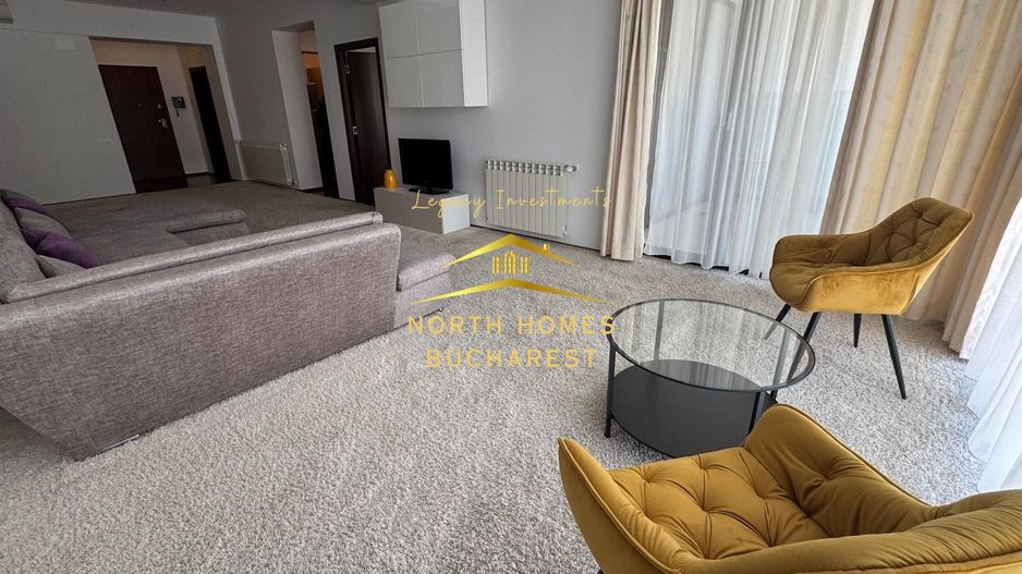 Apartament de ichiriat - 3 camere Herastrau -PARCARE -BOXA -NOU - Poză 2