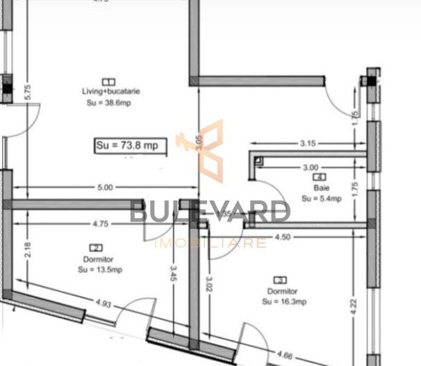 Apartament cu 3 camere/74 mp/gradina 62 mp! - Poză 4