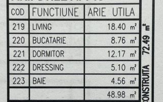 Apartament 2 camere, bloc nou, P+3, Ap.13, Et.2, Bl.6 - CP2462256 - Poză 5