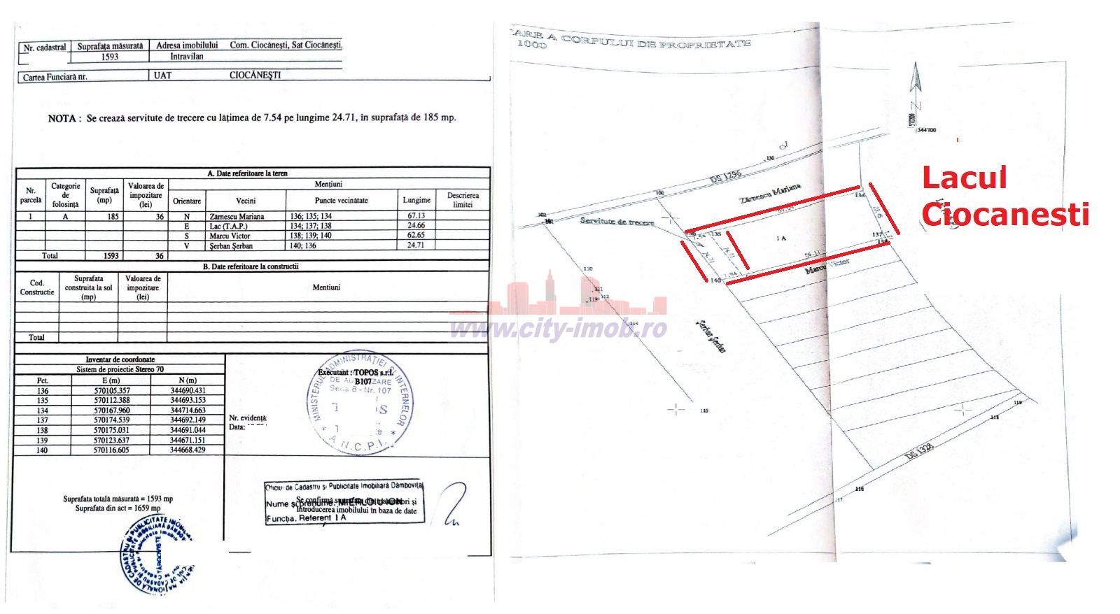 Teren de Vanzare Comuna Ciocanesti Jud Dambovita, 17.7 km de Bucuresti - Poză 6