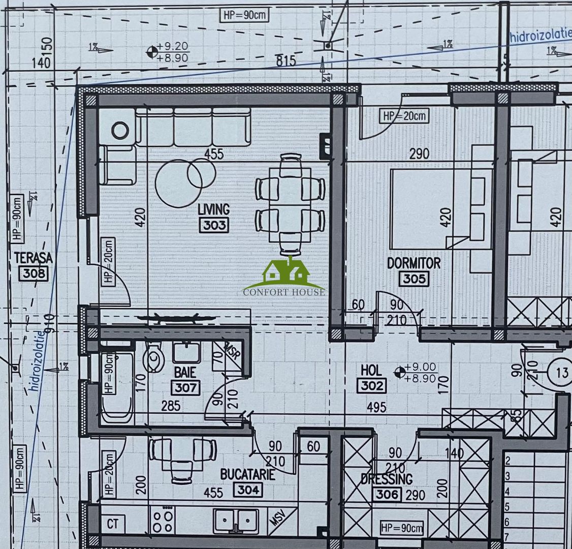 Apartament 2 camere, bloc nou, P+3, Ap.13, Et.3, Bl.5 - CP2461971 - Poză 5