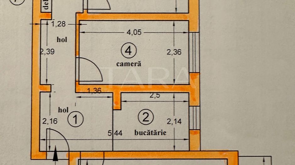 Vanzare apartament 3 camere, Gruia. - Poză 2